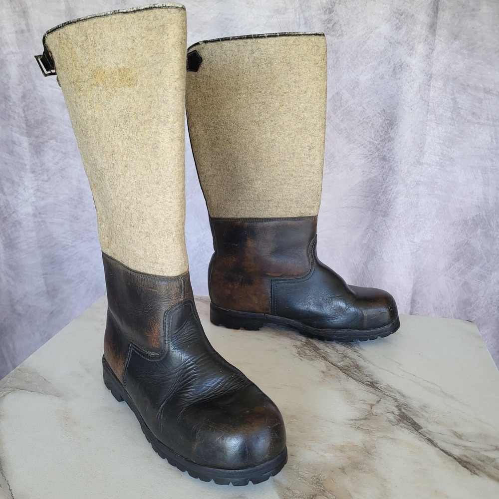 Wehrmacht Winterstiefel German World War II wool felt winter boots Size 40/7.5
